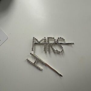 Silver Rhinestone Hair Pins